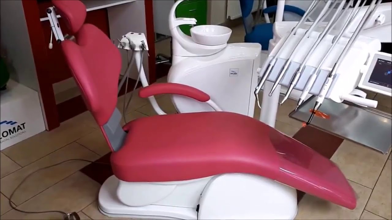 Ustawianie fotela / unitu stomatologicznego Diplomat Dental | Eur-Med Polska