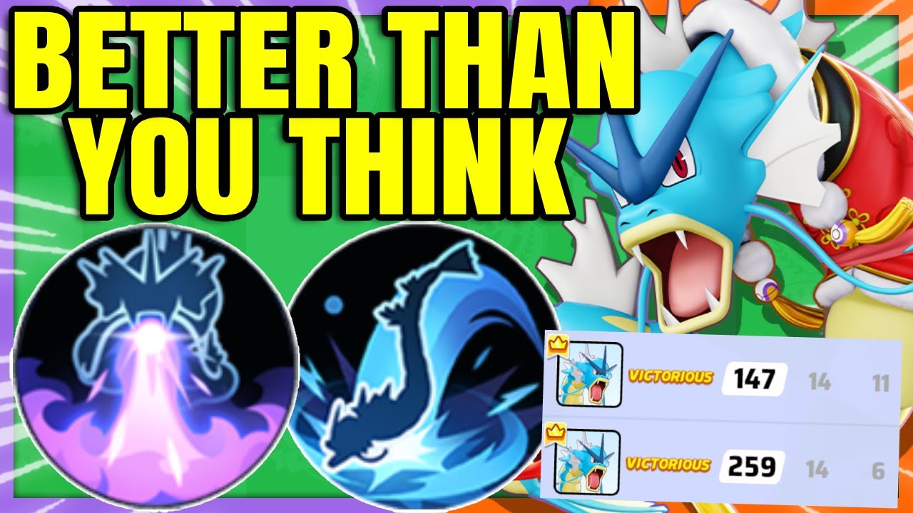 Is Everyone Sleeping on GYARADOS?! Most Underrated All-Rounder | Pokemon Unite