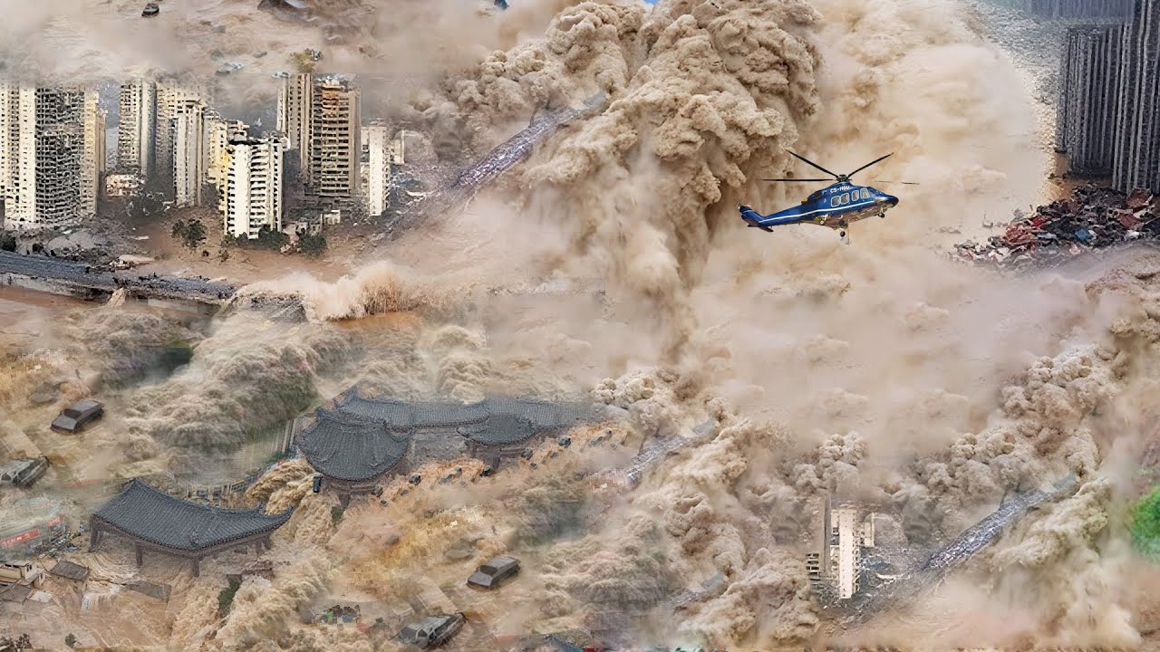 CHINA COLLAPSING: Relentless Floods Ravage Shaanxi &mdash; Homes Buried, Infrastructure Fails Cities Drown