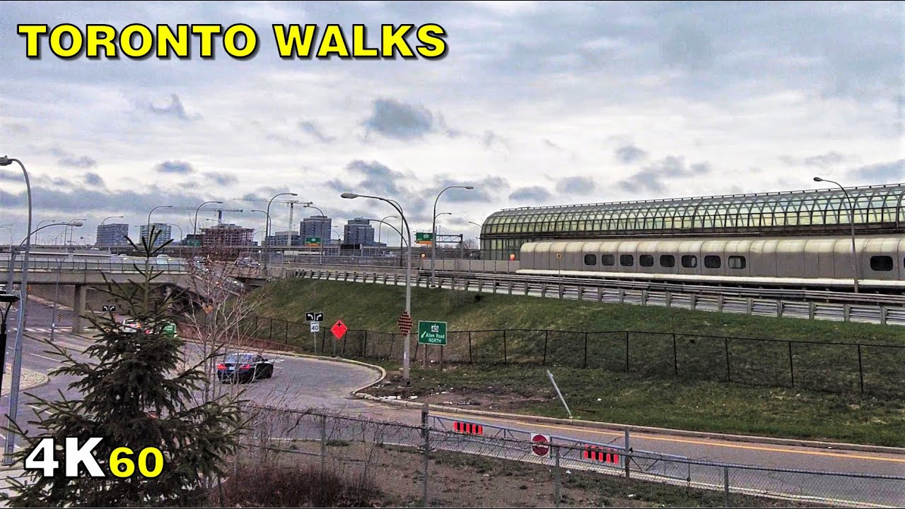 Toronto Lawrence West to Yorkdale Station Walk (April 11, 2021)