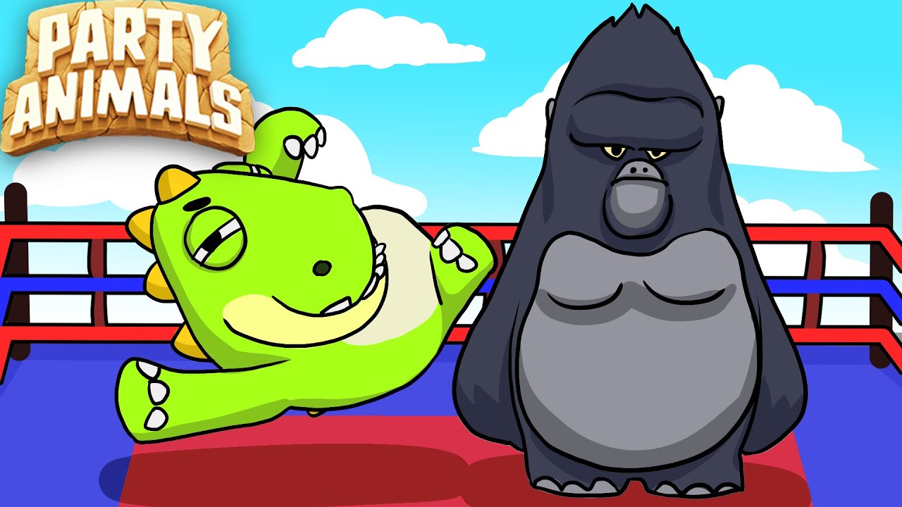 WALKI ZWIERZĄT, ALE JESTEM GORYLEM XD! | PARTY ANIMALS