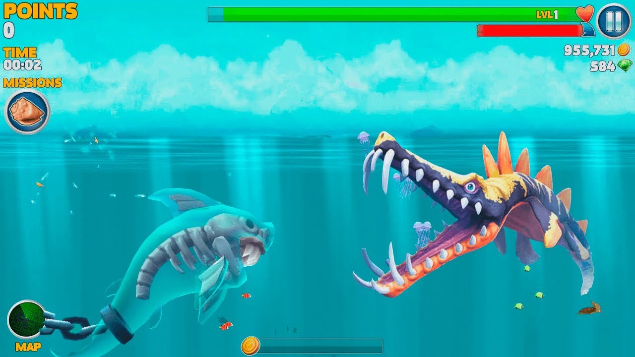 Hungry Shark Evolution Ghost Shark Android Gameplay #8