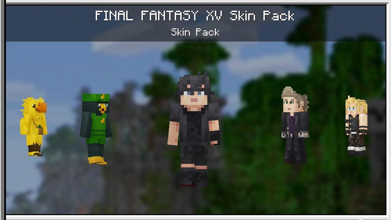 Minecraft: Nintendo Switch Edition - Final Fantasy XV Skin Pack (All Skins)