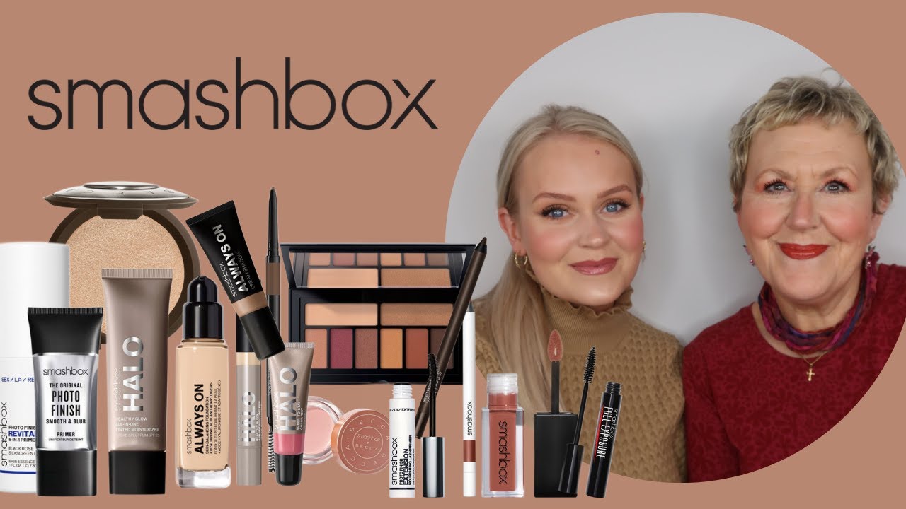 Mamma och jag testar SMASHBOX!