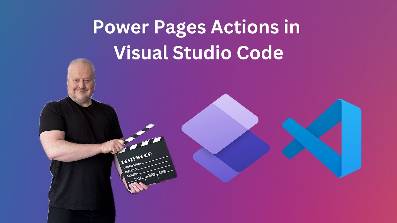 Power Pages Actions in Visual Studio Code
