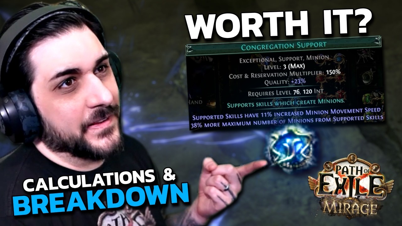 Is the NEW Congregation Support worth using? - Path of Exile 3.28