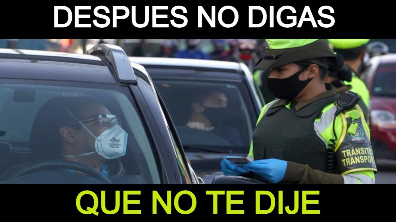 Que HACER cuando te PARA un POLICIA de TRANSITO 👮
