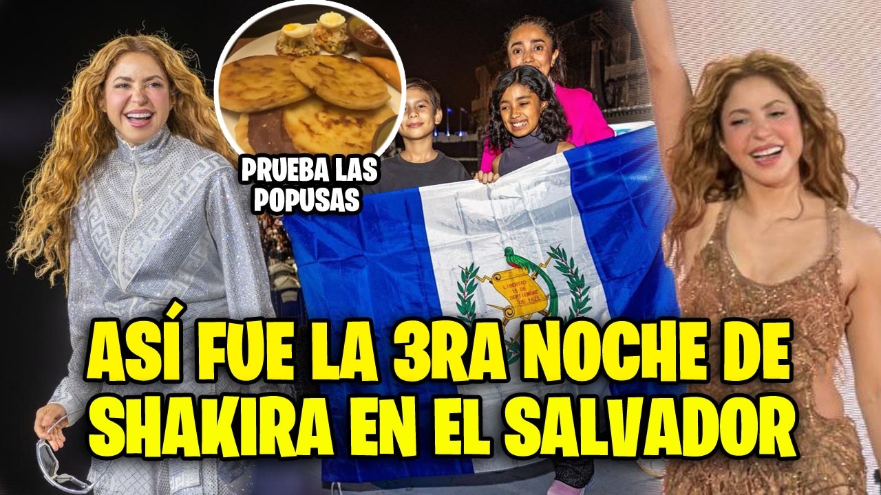 Así fue la tercera noche de Shakira: saludos desde el carro, comida local y un show con sorpresas