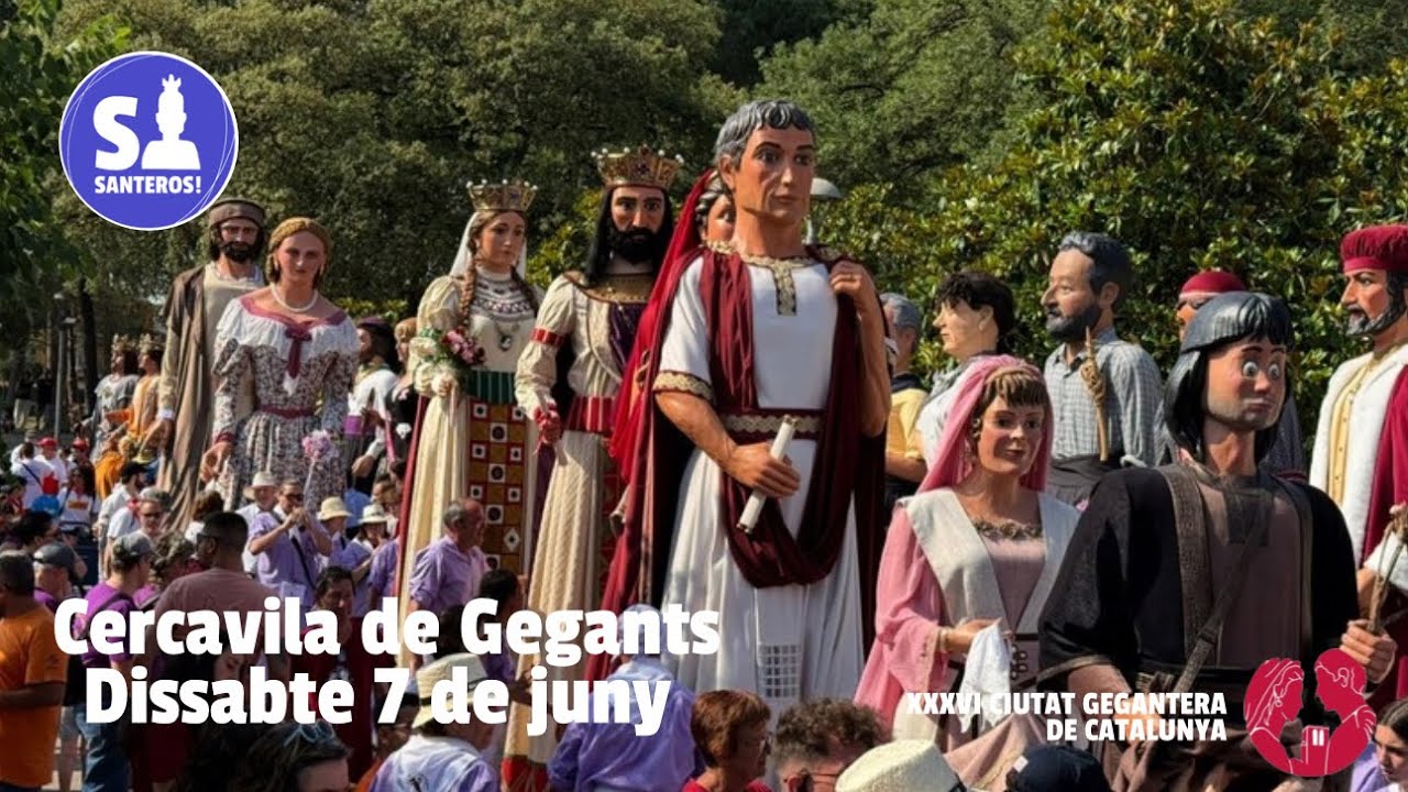 Ciutat Gegantera Caldes de Malavella 2025 - Cercavila de Gegants Dissabte 7 de juny