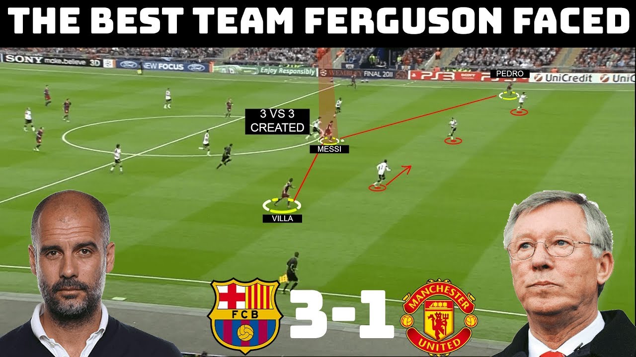 How Pep Guardiola Out Played Sir Alex Ferguson | Tactical Analysis: Barcelona 3-1 Manchester United