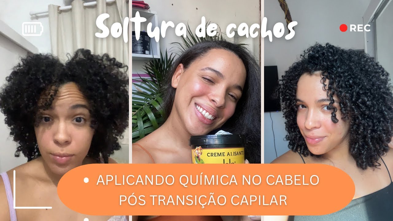 APLICANDO QUÍMICA NO CABELO PÓS TRANSIÇÃO CAPILAR | FAZENDO SOLTURA DE CACHOS | VINTAGE GIRL