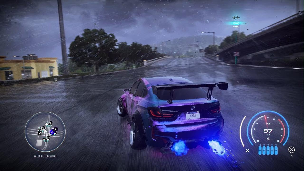 BMW x6 full tunning nfs heat