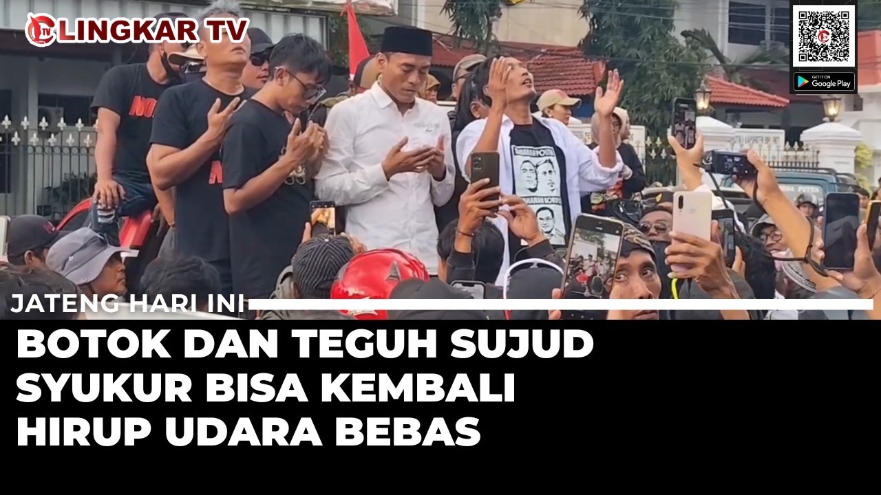 PENTOLAN AMPB BOTOK-TEGUH SUJUD SYUKUR DI ALUN-ALUN PATI USAI BEBAS DARI TAHANAN