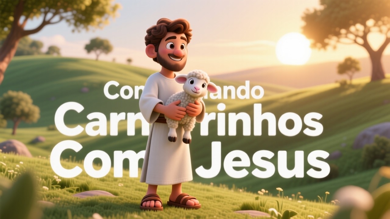 Contando Ovelhinha com Jesus | Música Cristã Infantil | Biblia Infantil Kids