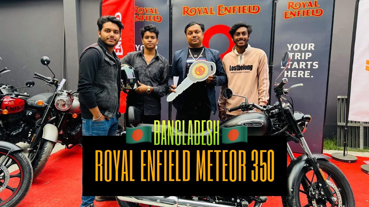 First Time In Bangladesh 🇧🇩! ROYAL ENFIELD METEOR 350cc in Dhaka🔥💥