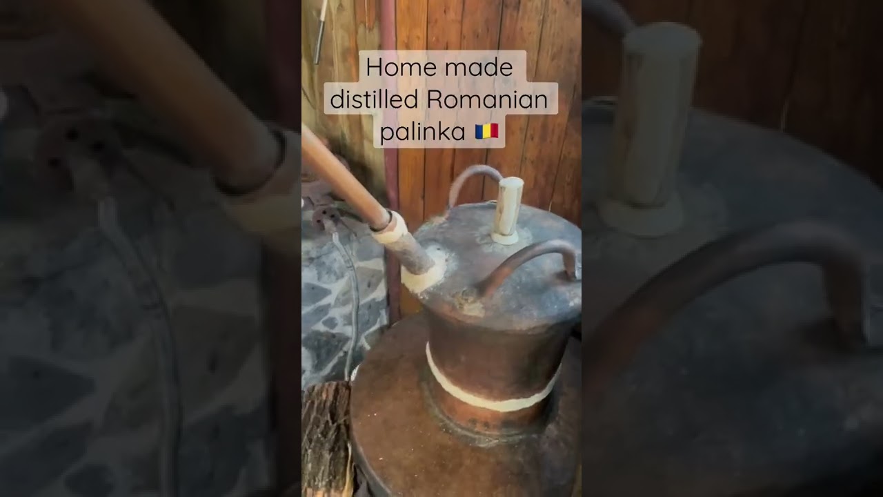 Home made palinka distilled twice 