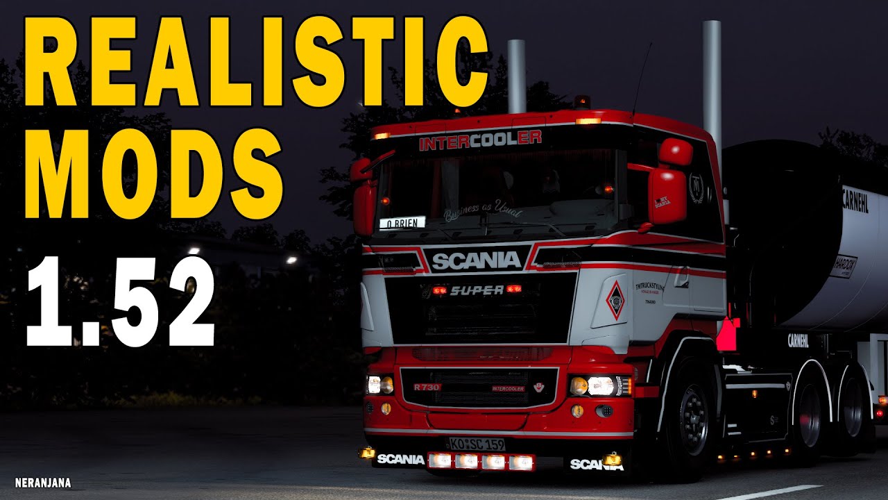 10 Best Realistic Mods for ETS2 1.52 - Euro Truck Simulator 2 2024