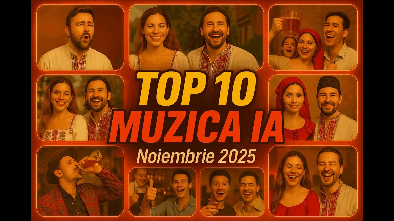 TOP 10 MUZICA IA – Luna Noiembrie 2025