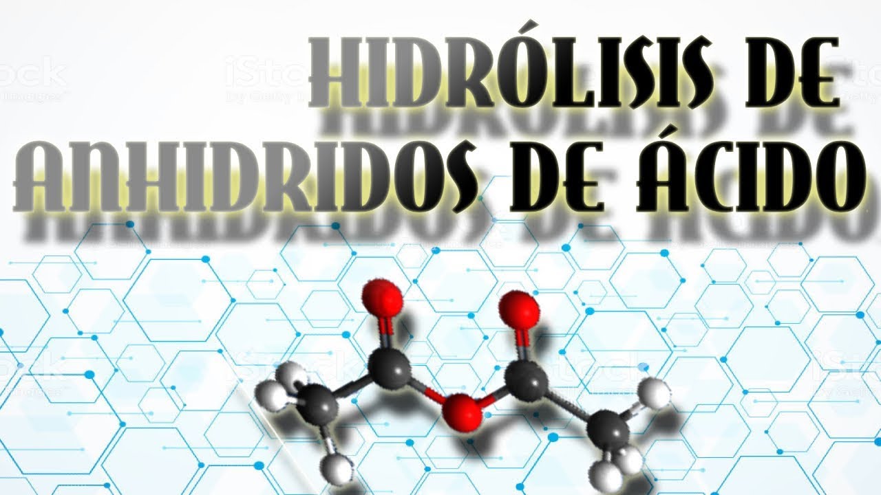 Hidrólisis de anhídridos de ácido (Mecanismo)