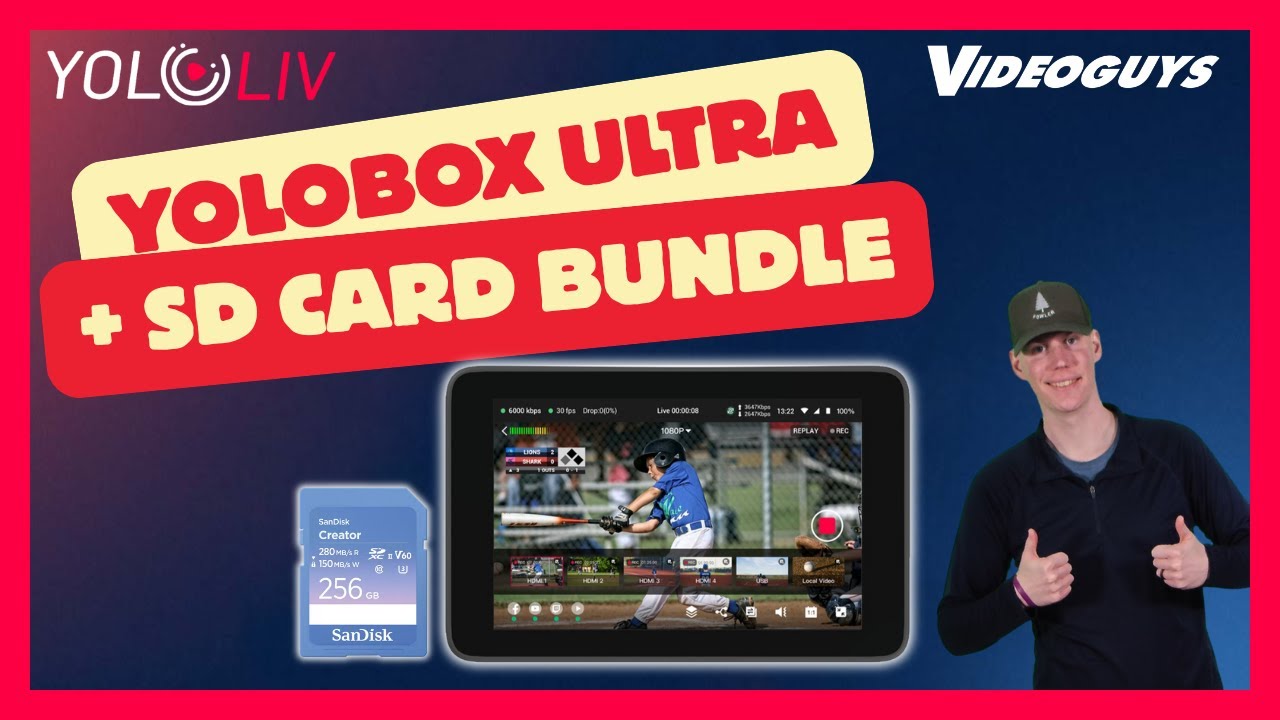 YoloBox Ultra + SanDisk Creator Bundle Demo | Record, Stream & Replay in 4K with YoloLiv