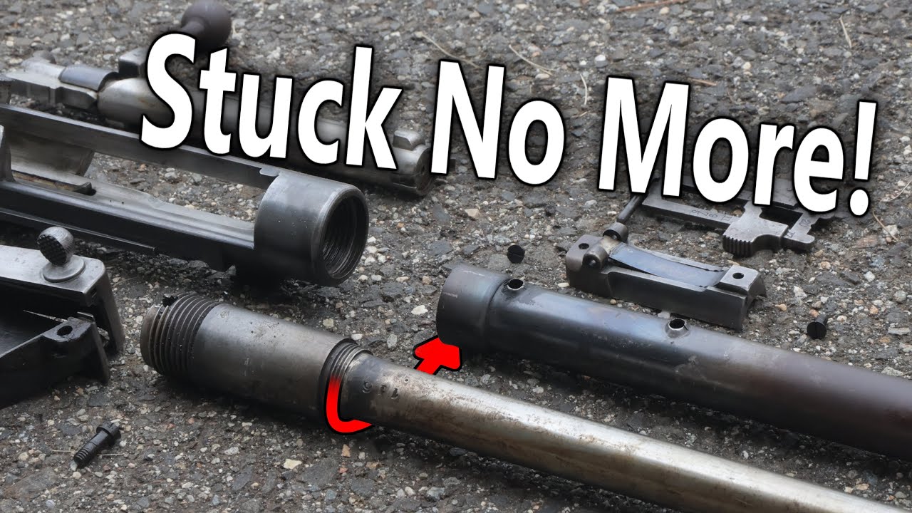 Removing a Stuck Krag Barrel Jacket