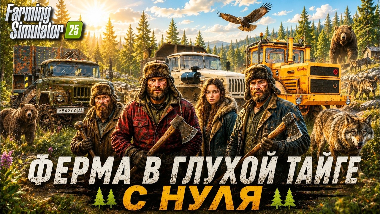 FS 25 ПИЛИМ ОГРОМНЫЙ ЛЕС / РАСЧИЩАЕМ МЕСТО ПОД БОЛЬШОЕ ПОЛЕ / 1 000 000 000 НА ЛЕСЕ 😱 #12