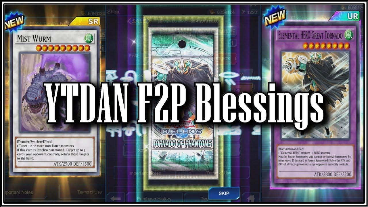 *NEW* PACK OPENING Tornado of Phantoms YTDan Yu-Gi-Oh! Duel Links