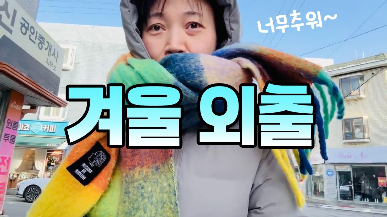 달나무 외출했다!!! 추운겨울 서울도시 걷기. 지하철타기. 키보드샵 방문