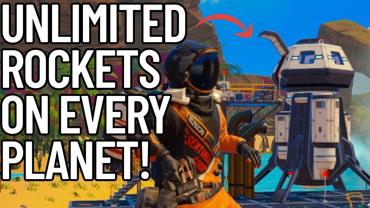 I Set Up an Automatic Interplanetary Rocket Builder on Every Planet! - Planet Crafter