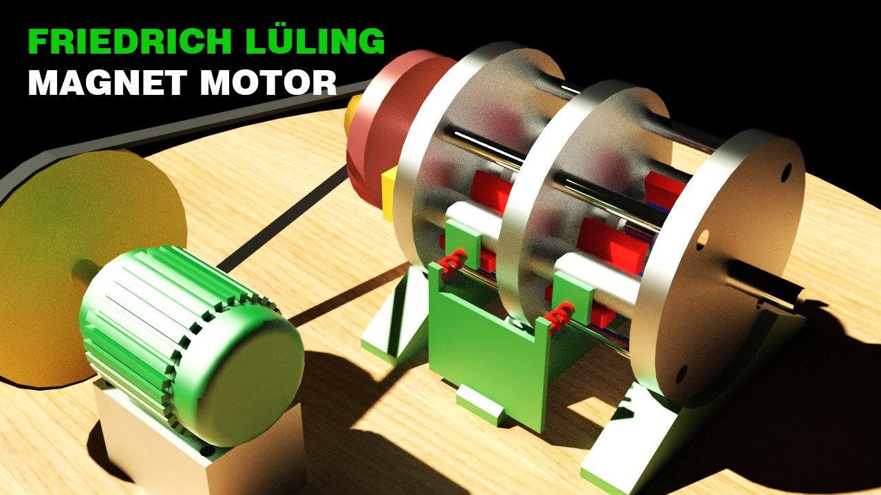 Free Energy Generator, FRIEDRICH LULING Magnet Motor