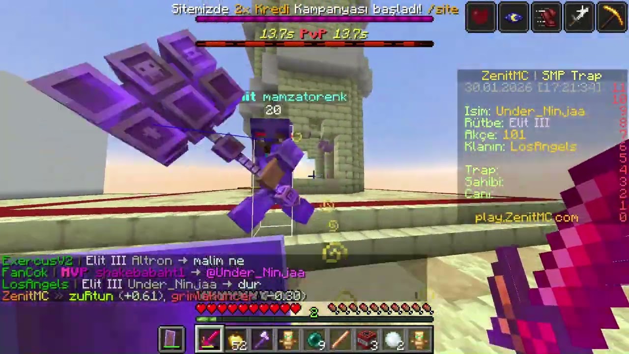 Zentmc smp trap kill montage net set katlama