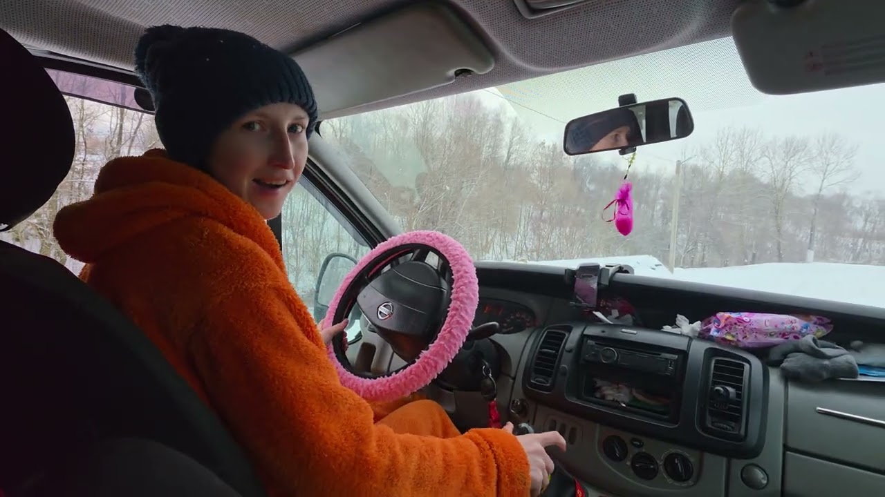 ASMR 📹 STUCK | VIEW FROM INSIDE 🔥 Woman Driving Manual Car 
