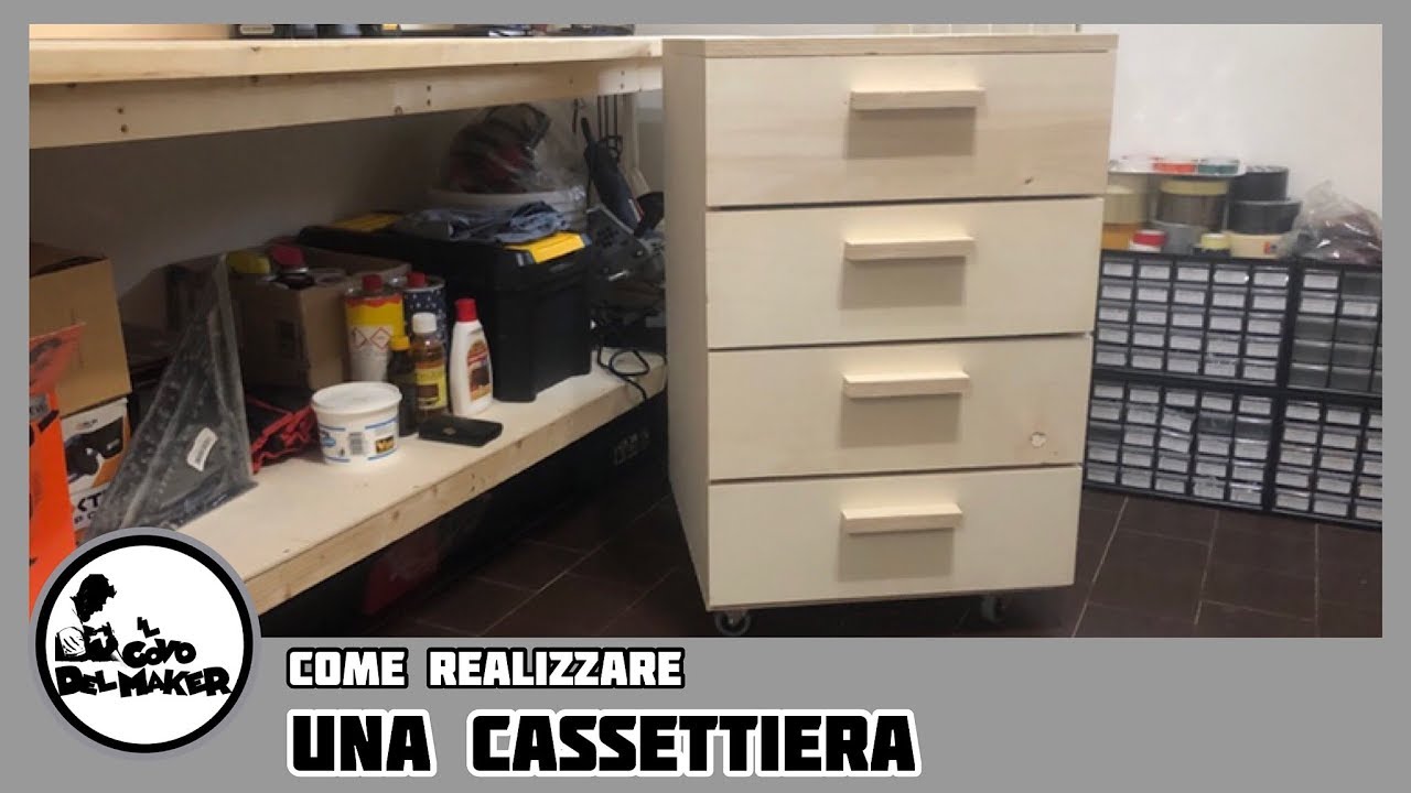 Come realizzare una cassettiera fai da te.