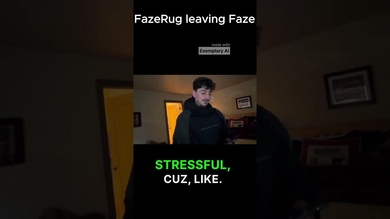 FaZe Rug leaves FaZe 