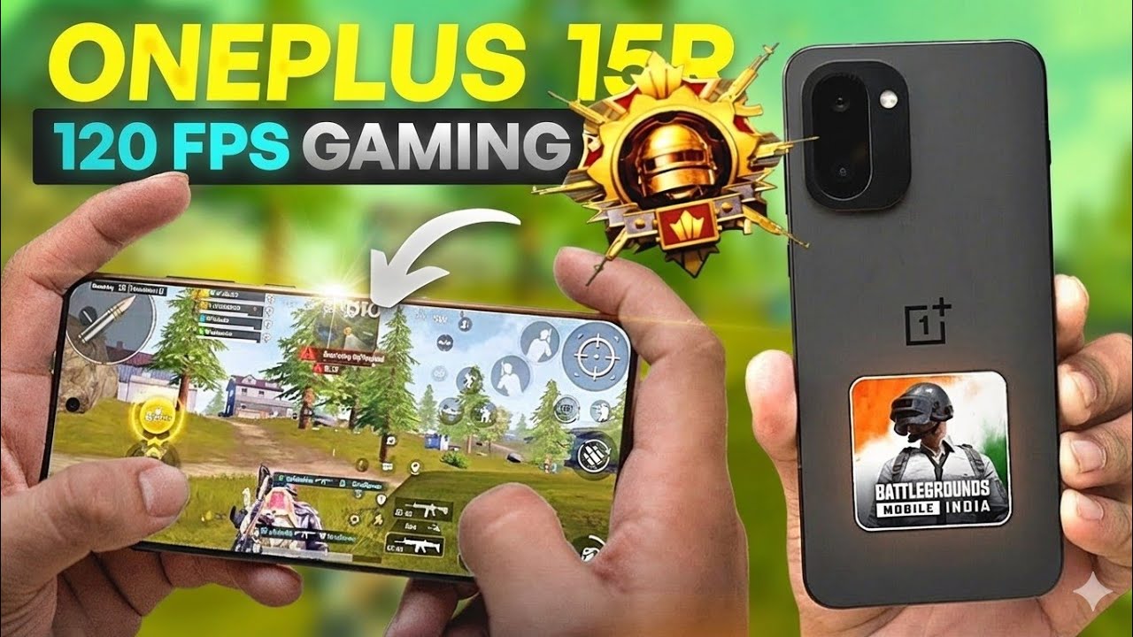 OnePlus 15R BGMI GAMING TEST 🔥120+165 FPS 👈?