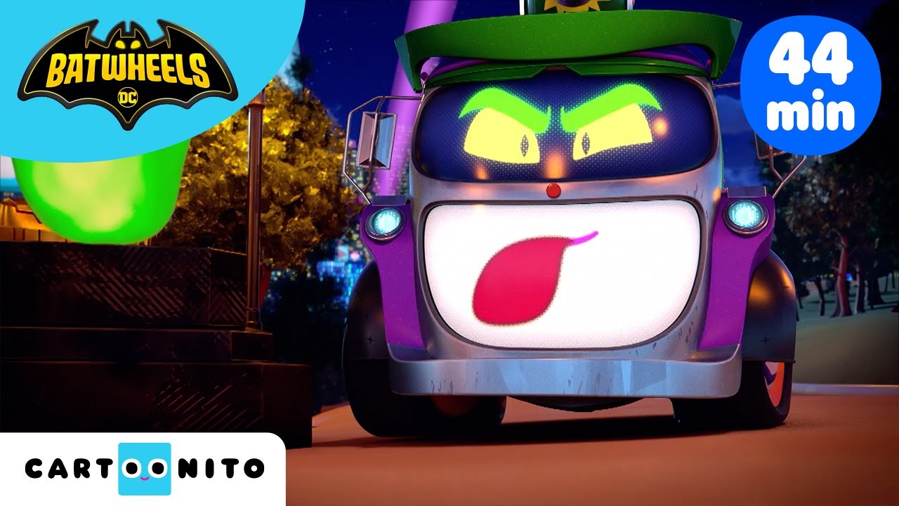Gare au Joker | 40 minutes de compilation Batwheels | Cartoonito France | Dessins animés enfants