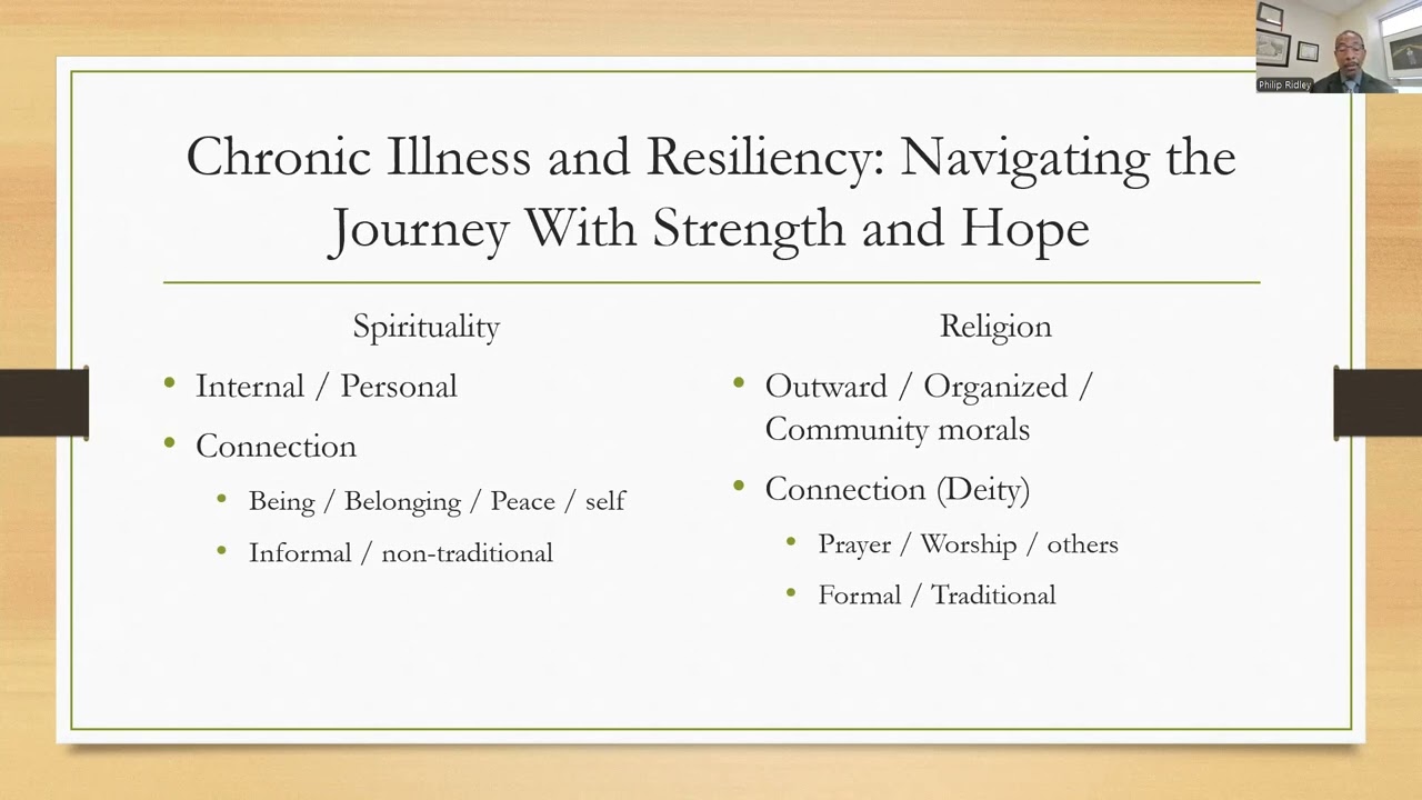 Chronic Illness and Resiliency: Navigating the Journey with Strength and Hope