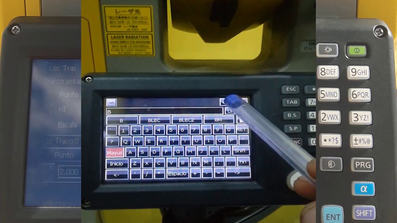 ESTACION TOTAL TOPCON OS 105 -  MANUAL 2018