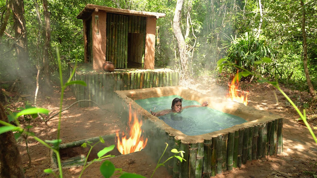 Building The Unique Heated Swimming Pool​​ On Winter