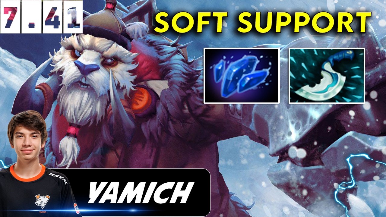 Yamich Tusk Soft Support - Dota 2 Patch 7.41 Pro Player Full Gameplay