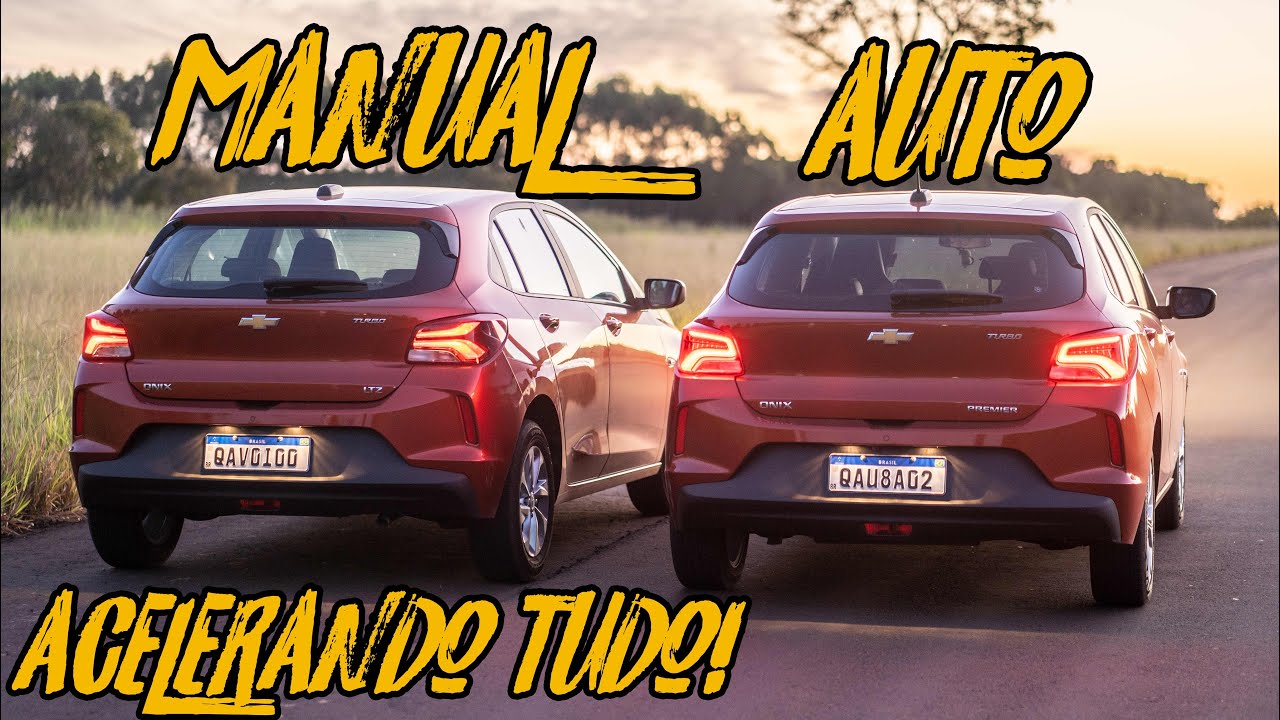 ONIX TURBO AUTOMATICO VS MANUAL! RAIZ VS TECNOLOGIA?