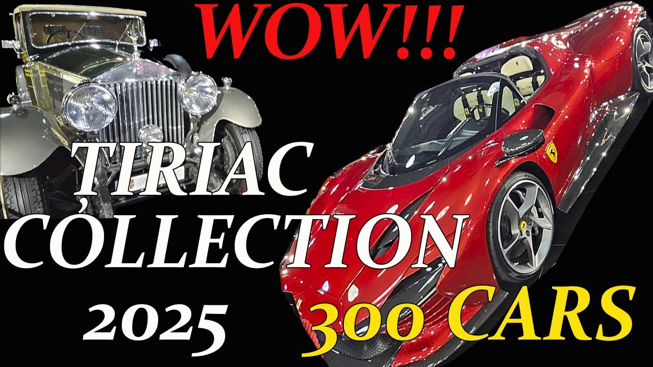 WOW! TIRIAC COLLECTION 2025 FULL TOUR - 300 SUPERCARS in Bucharest