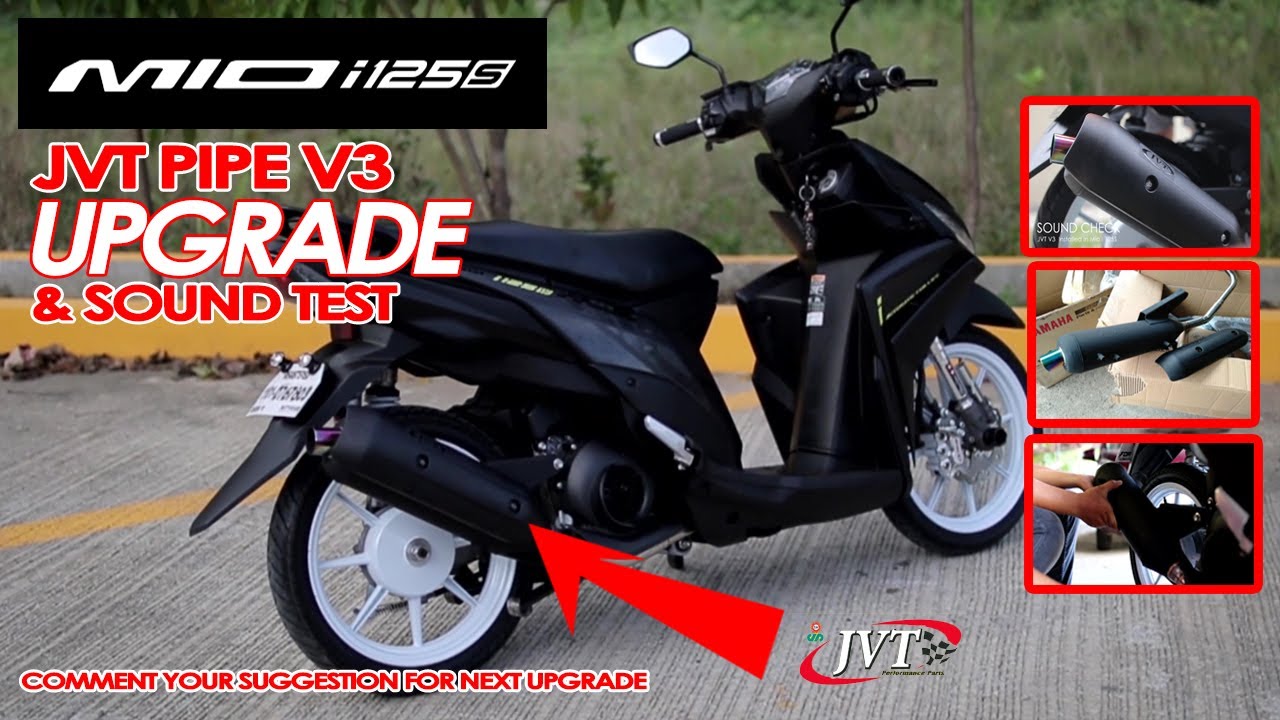 JVT PIPE V3 FOR MIO I 125 | SOUND TEST