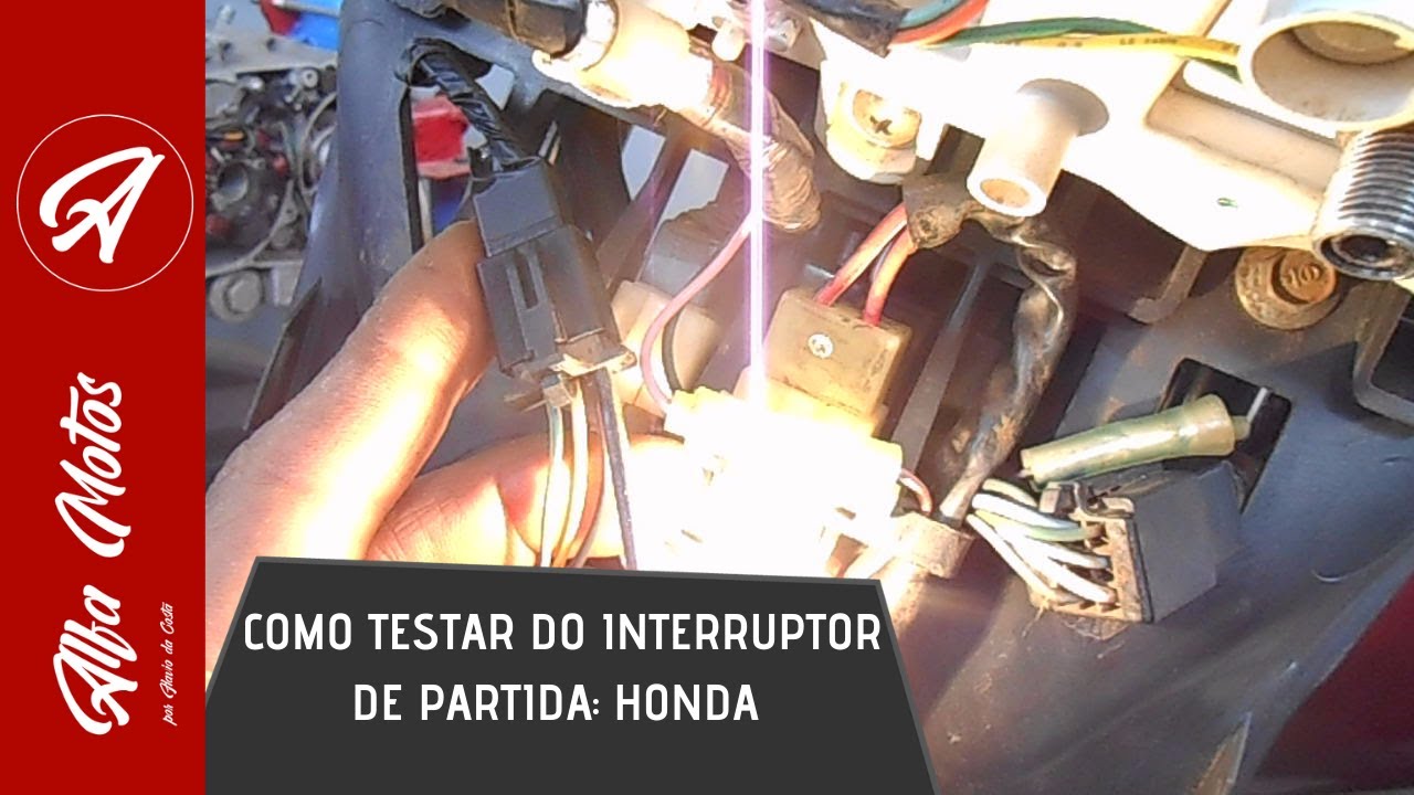 TESTE INTERRUPTOR DE PARTIDA HONDA