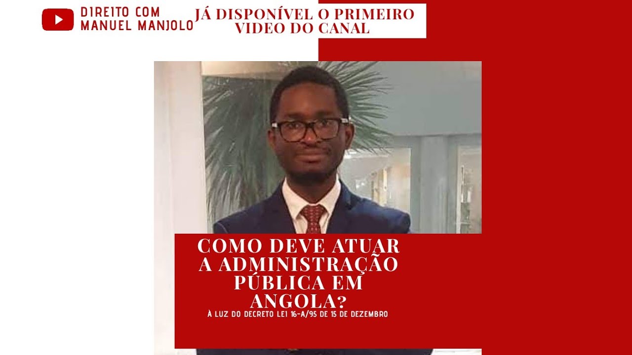 Como deve atuar a Administração Pública em Angola?