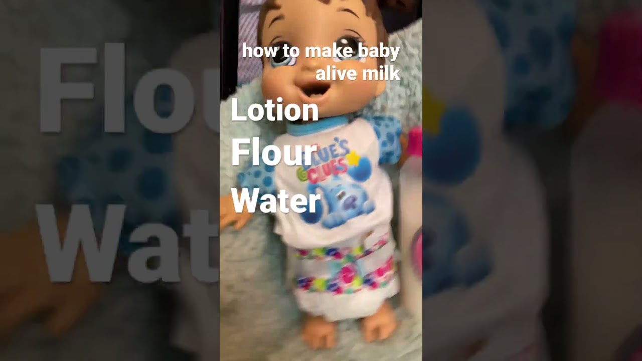 How to make baby alive milk?