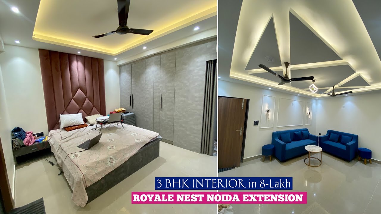 3Bhk complete home renovation in noida extension| 8 Lakh  | Budget makeover