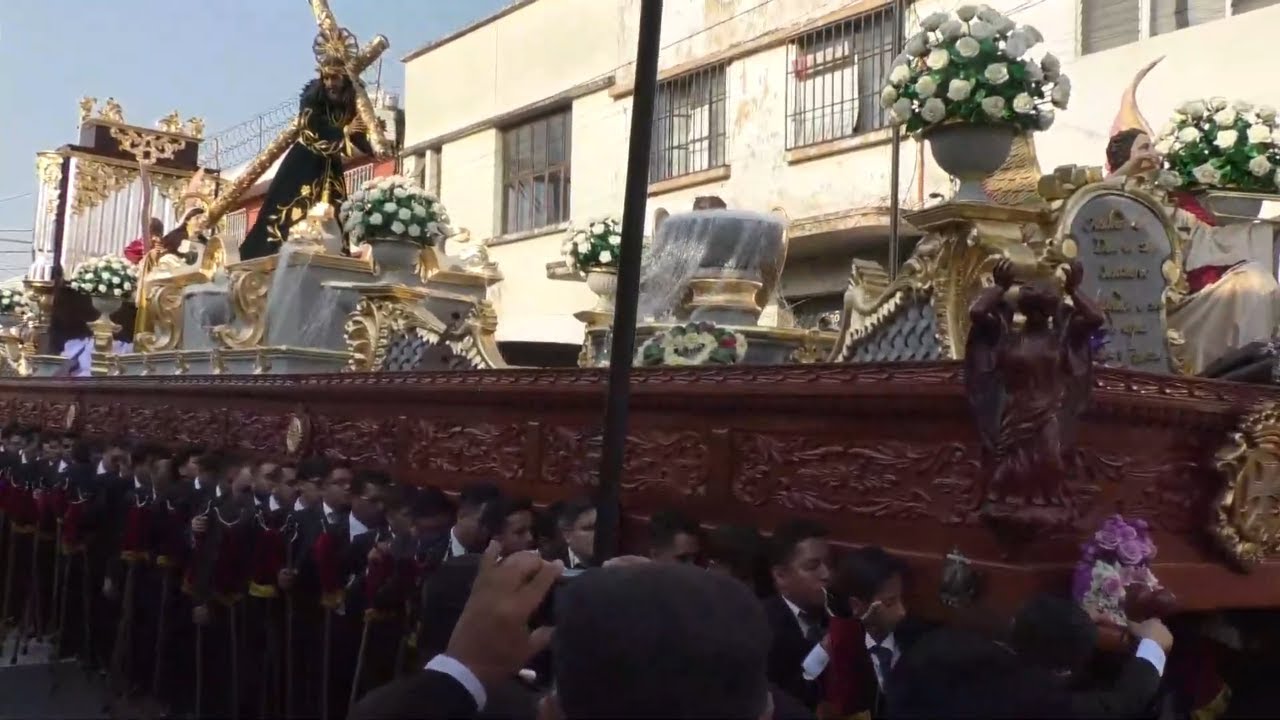 JESÚS DEL RESCATE Paso PRIMERA AVENIDA Míercoles Santo 2024 Templo de Santa Teresa