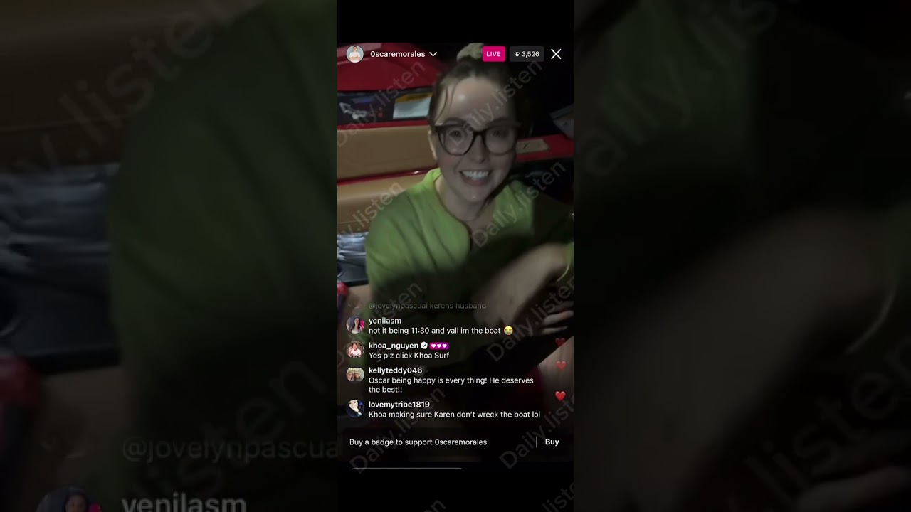 Oscar Morales instagram live