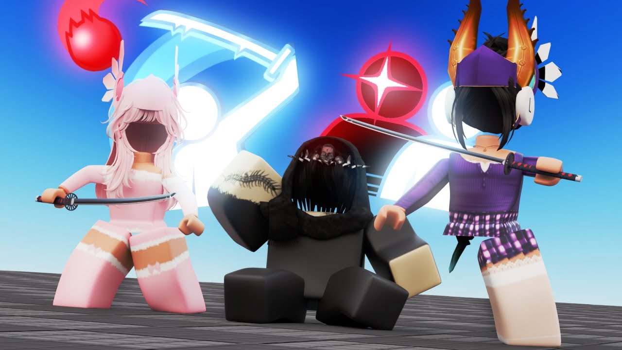 I played with the #1 FEMALE PLAYERS in Roblox Blade Ball..